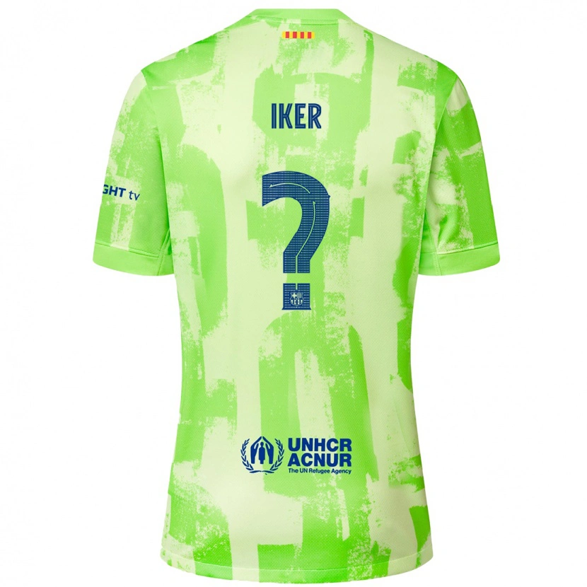 Danxen Kinder Iker Rodríguez #0 Limettengrün Ausweichtrikot Trikot 2024/25 T-Shirt Schweiz