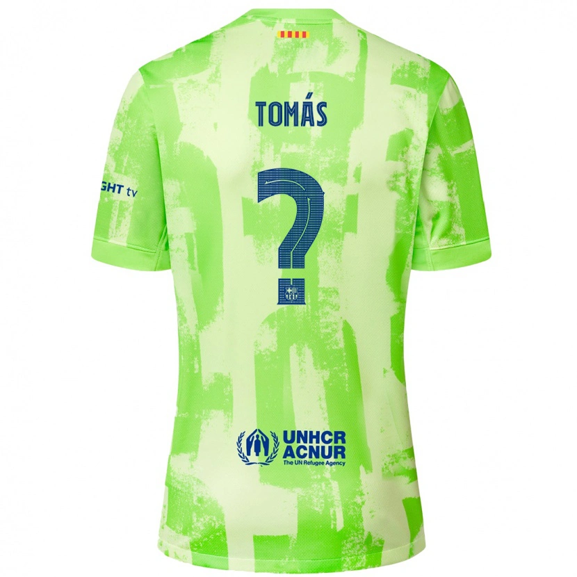 Danxen Kinder Roberto Tomás #0 Limettengrün Ausweichtrikot Trikot 2024/25 T-Shirt Schweiz