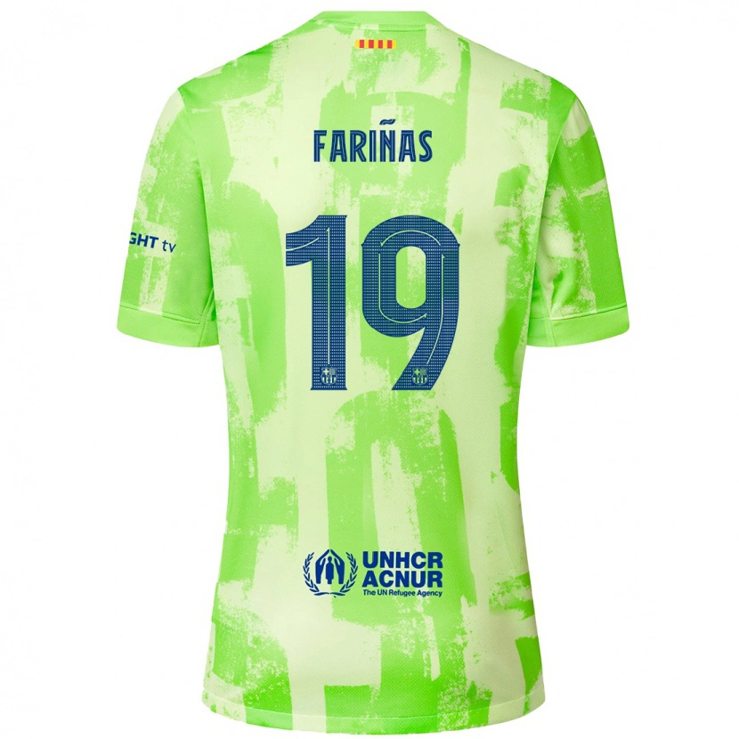 Danxen Kinder Brian Fariñas #19 Limettengrün Ausweichtrikot Trikot 2024/25 T-Shirt Schweiz