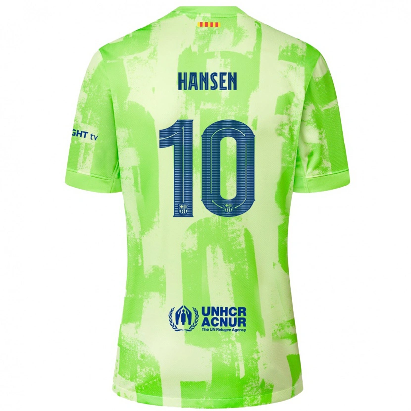 Danxen Kinder Caroline Graham Hansen #10 Limettengrün Ausweichtrikot Trikot 2024/25 T-Shirt Schweiz