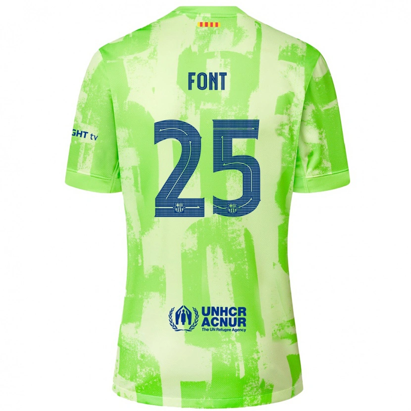 Danxen Kinder Gemma Font #25 Limettengrün Ausweichtrikot Trikot 2024/25 T-Shirt Schweiz