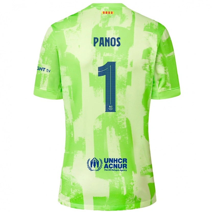 Danxen Kinder Sandra Panos #1 Limettengrün Ausweichtrikot Trikot 2024/25 T-Shirt Schweiz