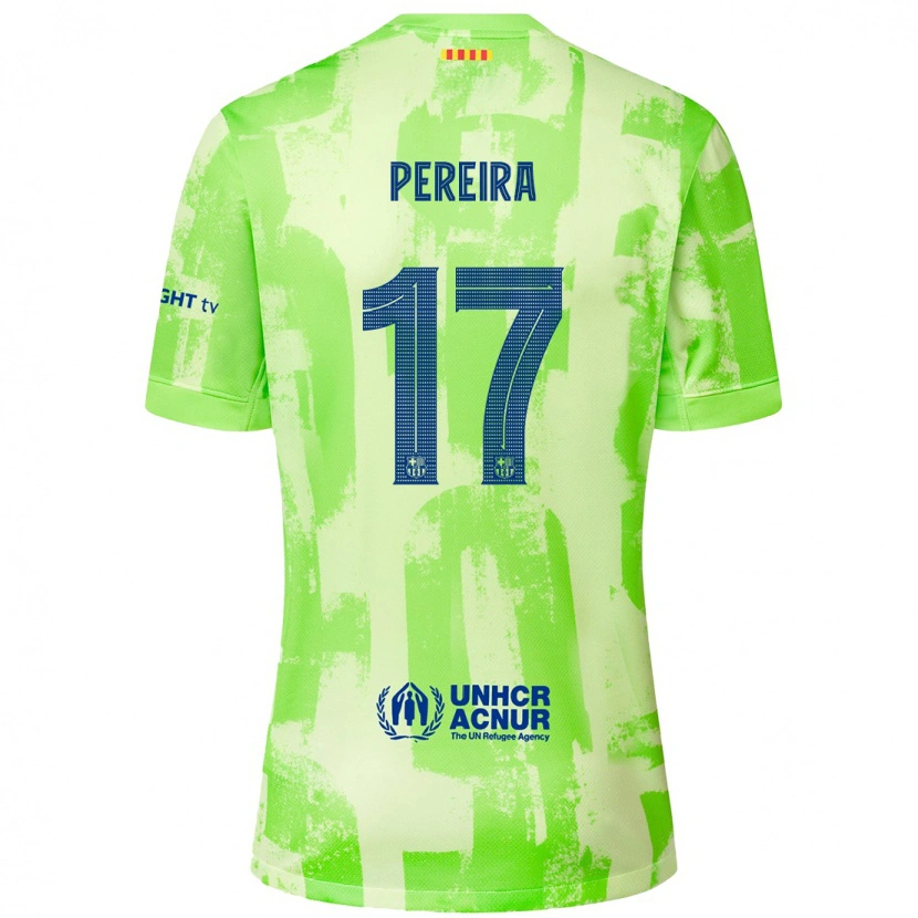 Danxen Kinder Andrea Pereira #17 Limettengrün Ausweichtrikot Trikot 2024/25 T-Shirt Schweiz