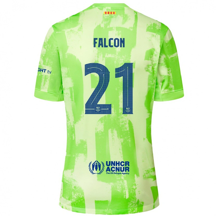 Danxen Kinder Andrea Falcon #21 Limettengrün Ausweichtrikot Trikot 2024/25 T-Shirt Schweiz