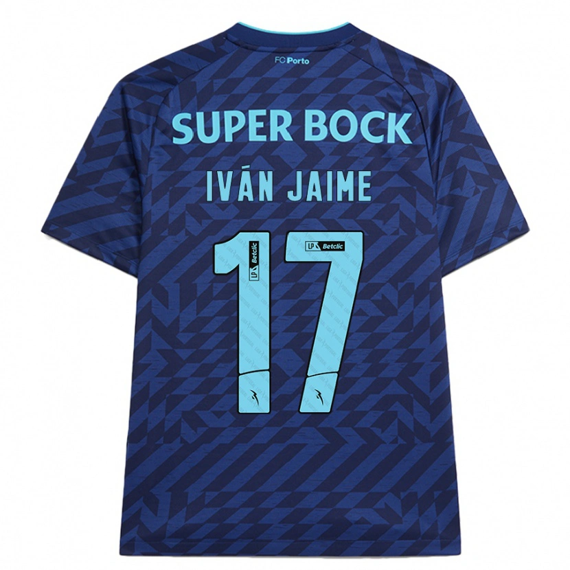 Danxen Kinder Iván Jaime #17 Marineblau Ausweichtrikot Trikot 2024/25 T-Shirt Schweiz