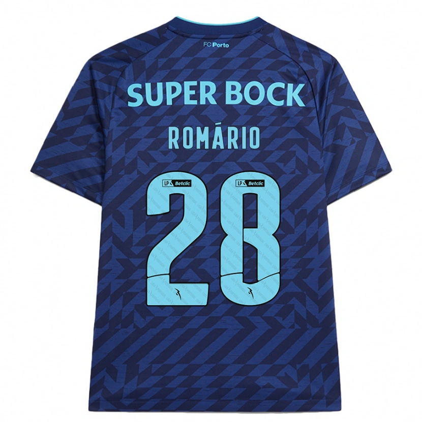 Danxen Kinder Romário Baró #28 Marineblau Ausweichtrikot Trikot 2024/25 T-Shirt Schweiz