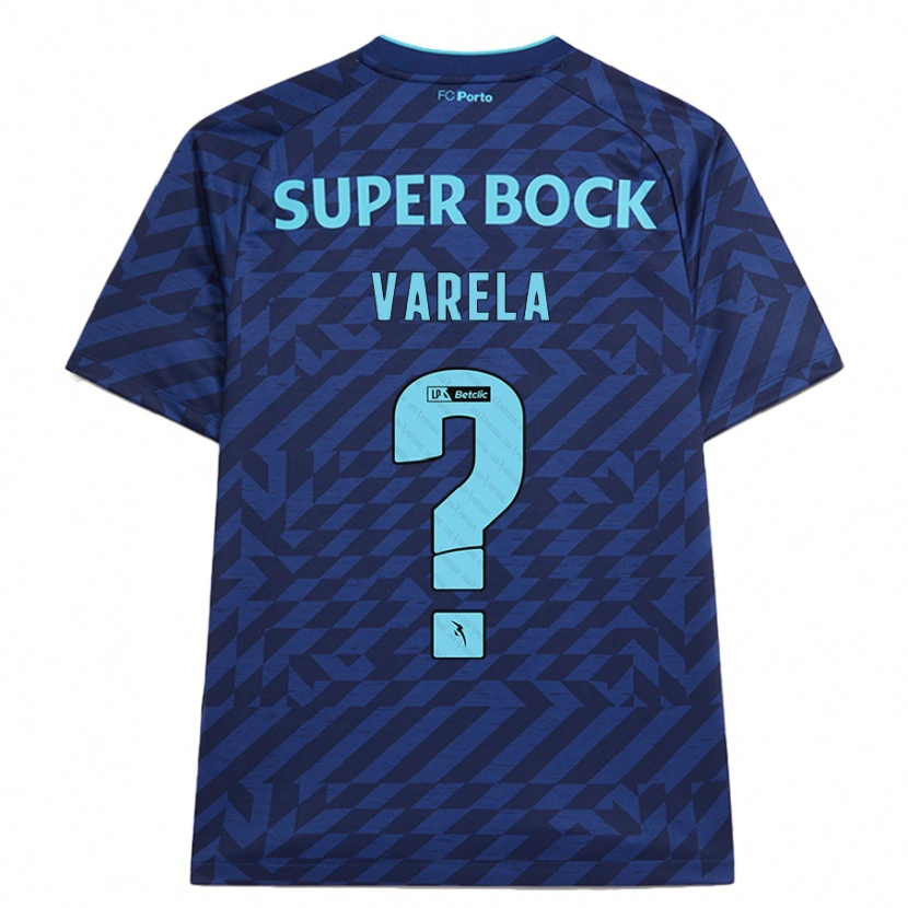 Danxen Kinder Cardoso Varela #0 Marineblau Ausweichtrikot Trikot 2024/25 T-Shirt Schweiz