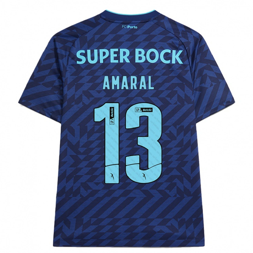 Danxen Kinder Fábio Amaral #13 Marineblau Ausweichtrikot Trikot 2024/25 T-Shirt Schweiz