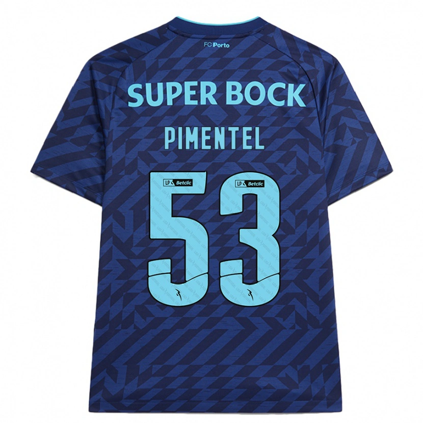 Danxen Kinder Eric Pimentel #53 Marineblau Ausweichtrikot Trikot 2024/25 T-Shirt Schweiz