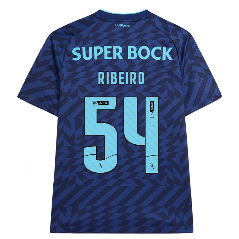 Danxen Kinder António Ribeiro #54 Marineblau Ausweichtrikot Trikot 2024/25 T-Shirt Schweiz