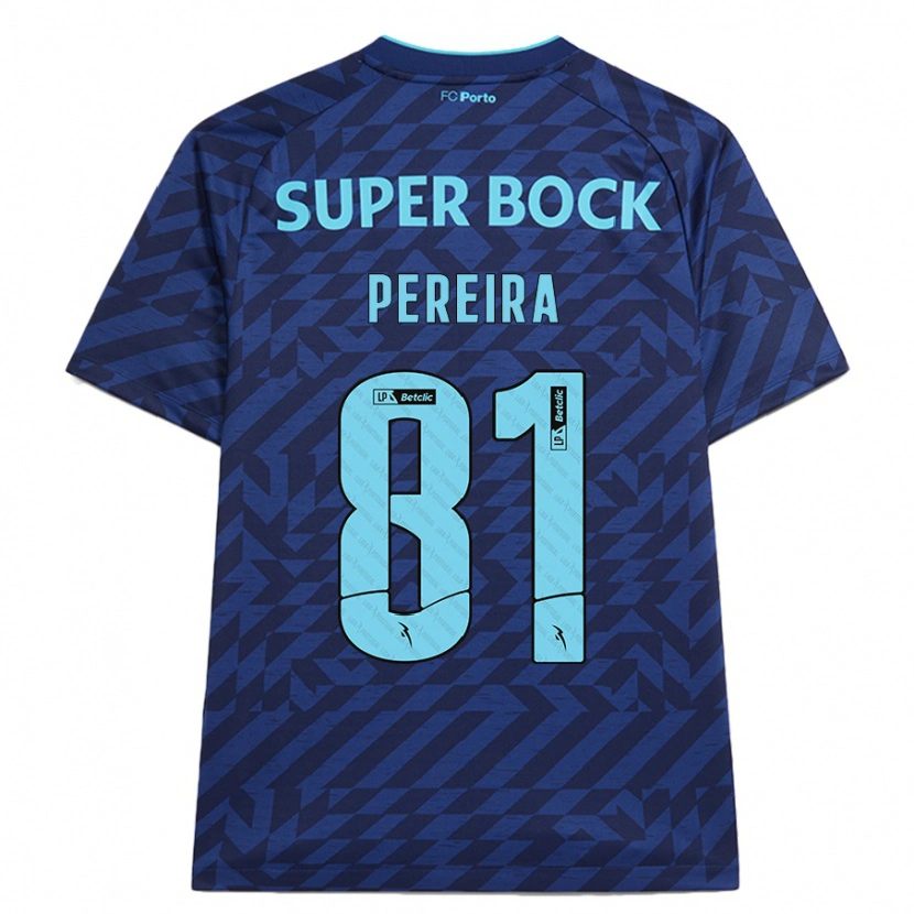 Danxen Kinder Martim Pereira #81 Marineblau Ausweichtrikot Trikot 2024/25 T-Shirt Schweiz