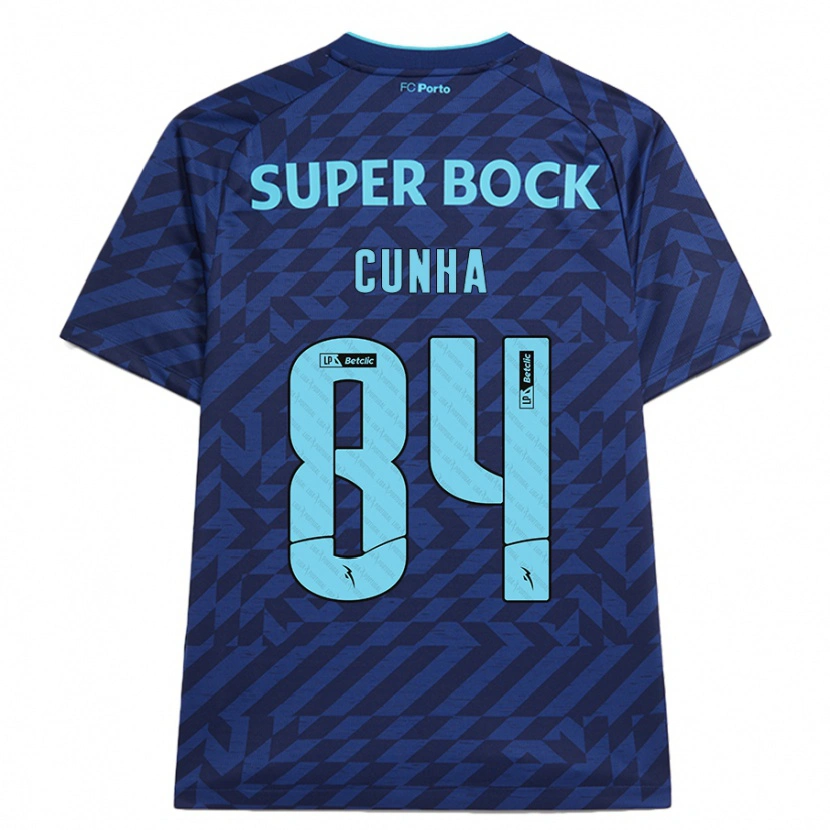 Danxen Kinder Martim Cunha #84 Marineblau Ausweichtrikot Trikot 2024/25 T-Shirt Schweiz