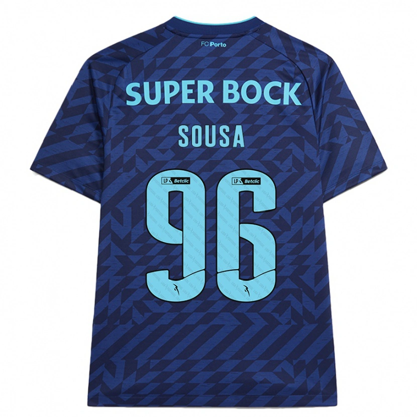 Danxen Kinder Filipe Sousa #96 Marineblau Ausweichtrikot Trikot 2024/25 T-Shirt Schweiz