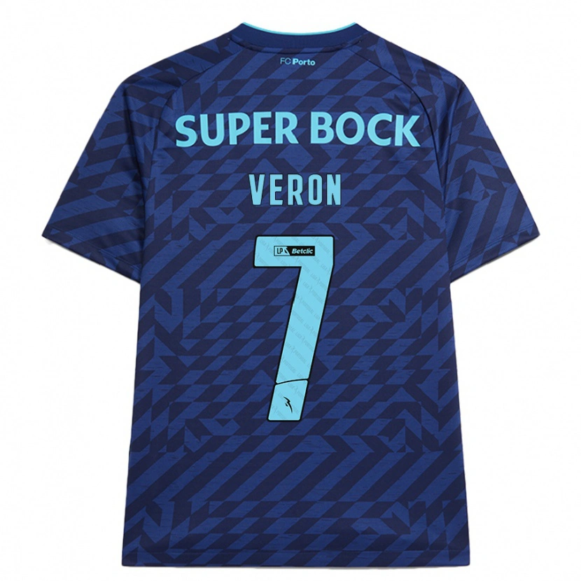 Danxen Kinder Gabriel Veron #7 Marineblau Ausweichtrikot Trikot 2024/25 T-Shirt Schweiz