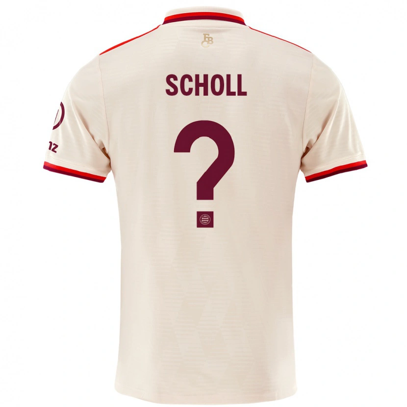 Danxen Kinder Paul Scholl #0 Leinen Ausweichtrikot Trikot 2024/25 T-Shirt Schweiz