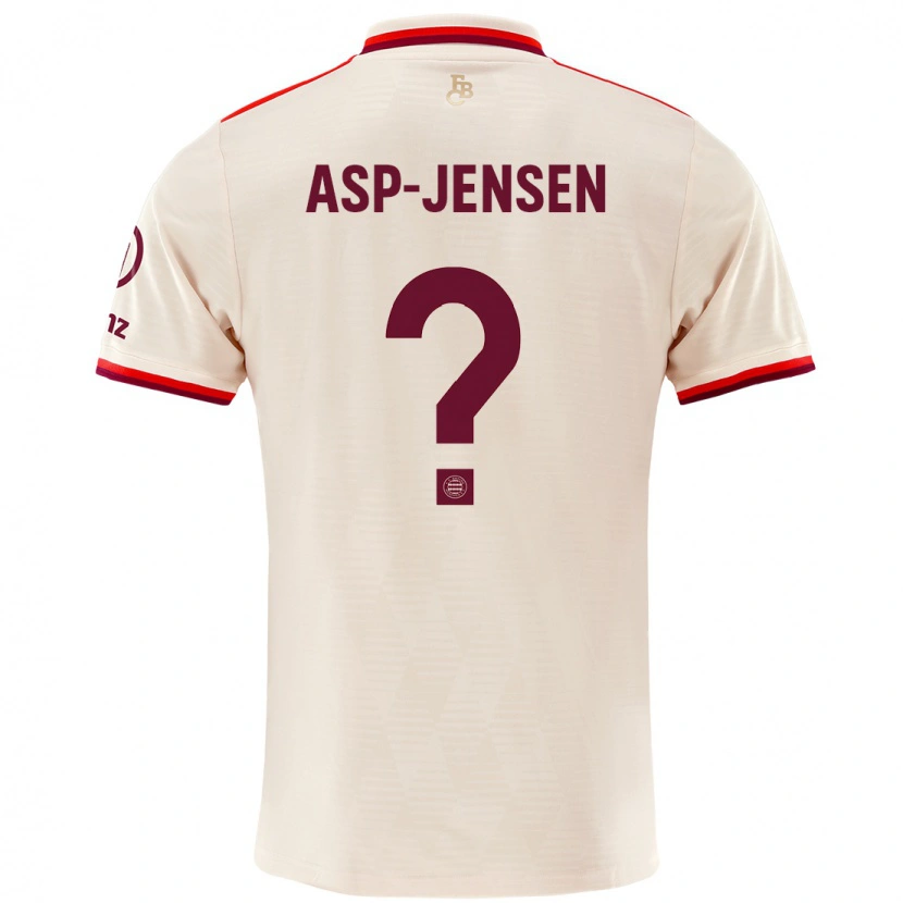 Danxen Kinder Jonathan Asp-Jensen #0 Leinen Ausweichtrikot Trikot 2024/25 T-Shirt Schweiz