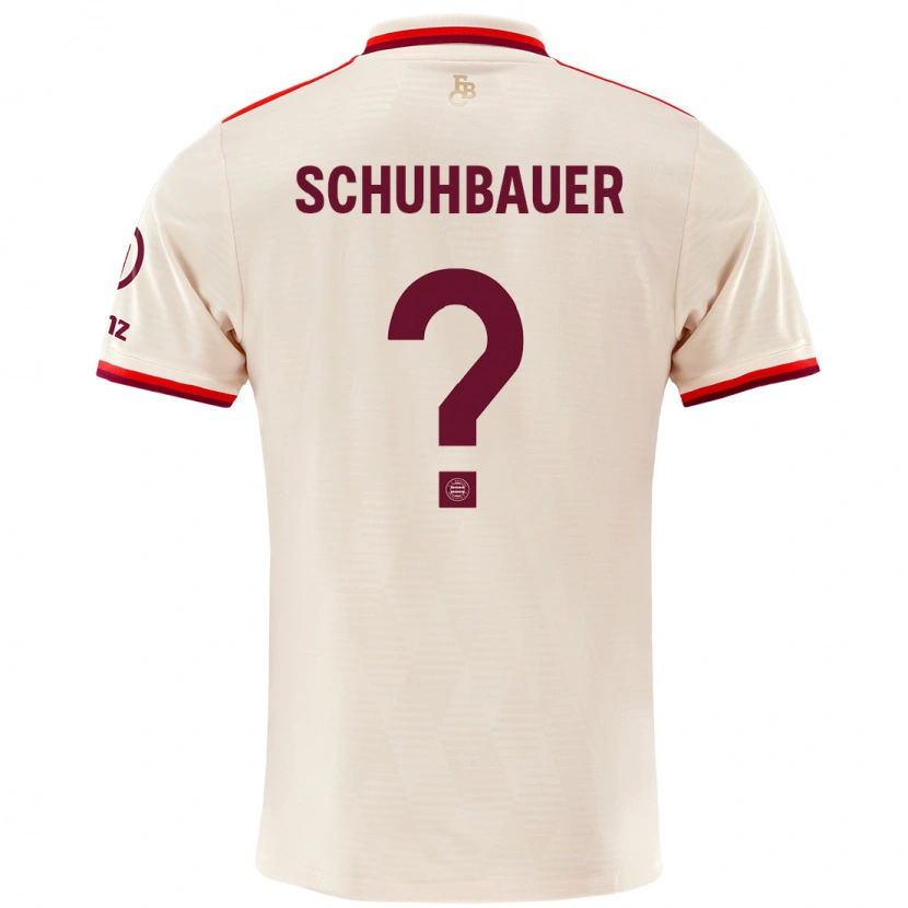 Danxen Kinder Maximilian Schuhbauer #0 Leinen Ausweichtrikot Trikot 2024/25 T-Shirt Schweiz