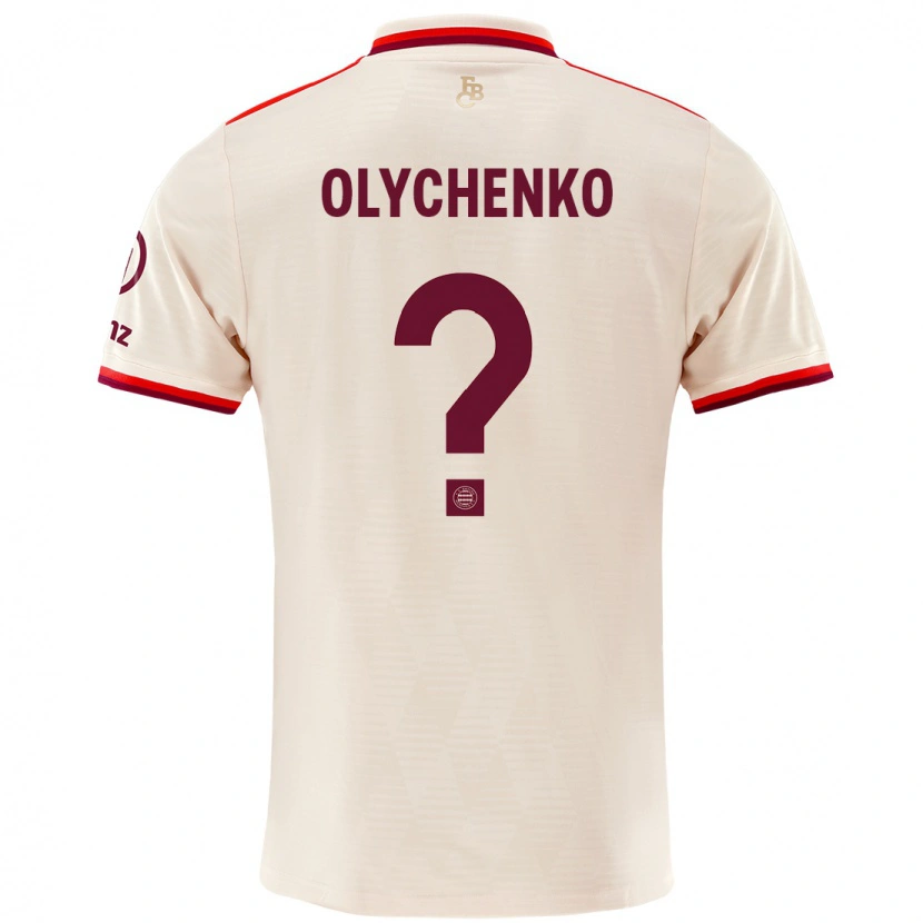 Danxen Kinder Bogdan Olychenko #0 Leinen Ausweichtrikot Trikot 2024/25 T-Shirt Schweiz