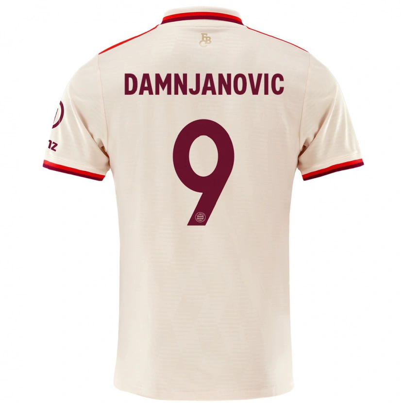 Danxen Kinder Jovana Damnjanović #9 Leinen Ausweichtrikot Trikot 2024/25 T-Shirt Schweiz