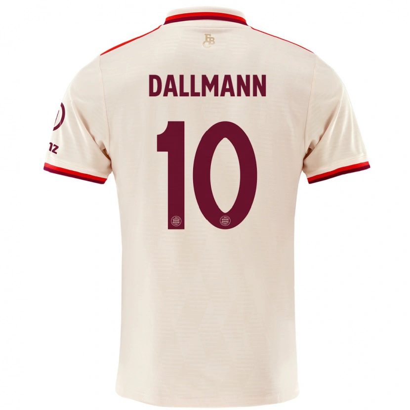 Danxen Kinder Linda Dallmann #10 Leinen Ausweichtrikot Trikot 2024/25 T-Shirt Schweiz