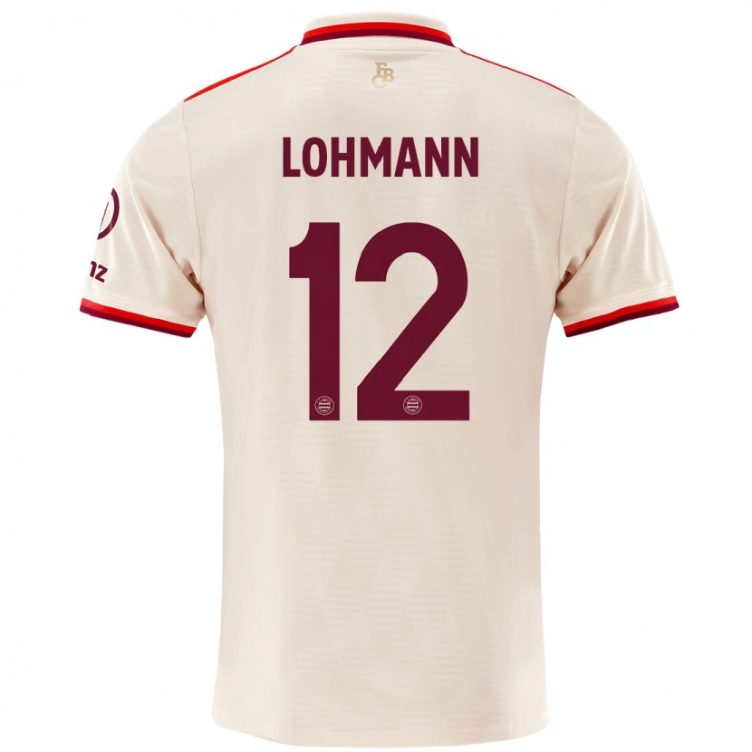 Danxen Kinder Sydney Lohmann #12 Leinen Ausweichtrikot Trikot 2024/25 T-Shirt Schweiz