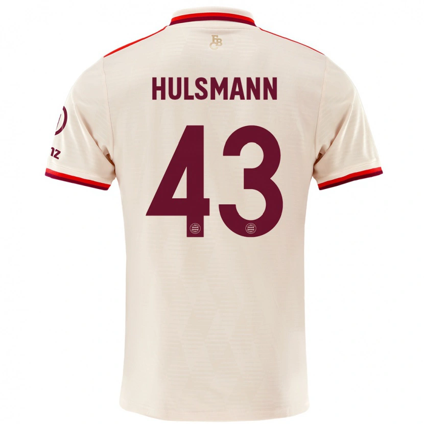 Danxen Kinder Tom Hülsmann #43 Leinen Ausweichtrikot Trikot 2024/25 T-Shirt Schweiz