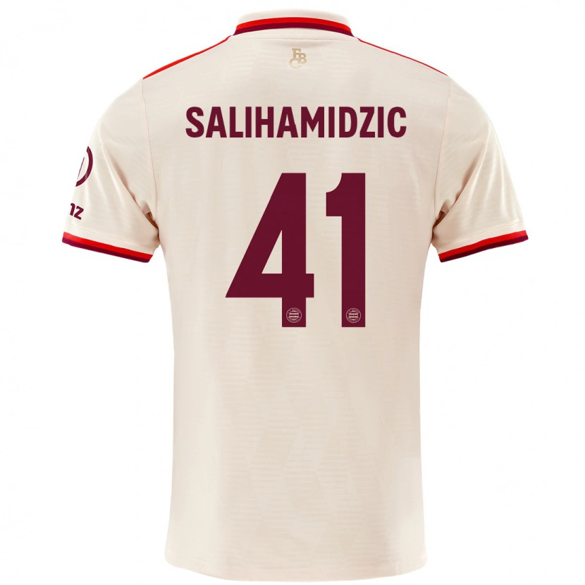 Danxen Kinder Nick Salihamidzic #41 Leinen Ausweichtrikot Trikot 2024/25 T-Shirt Schweiz