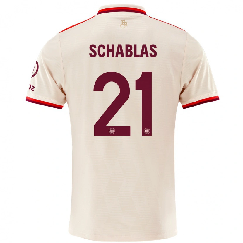 Danxen Kinder Matteo Schablas #21 Leinen Ausweichtrikot Trikot 2024/25 T-Shirt Schweiz