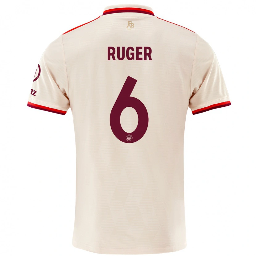 Danxen Kinder Kurt Ruger #6 Leinen Ausweichtrikot Trikot 2024/25 T-Shirt Schweiz