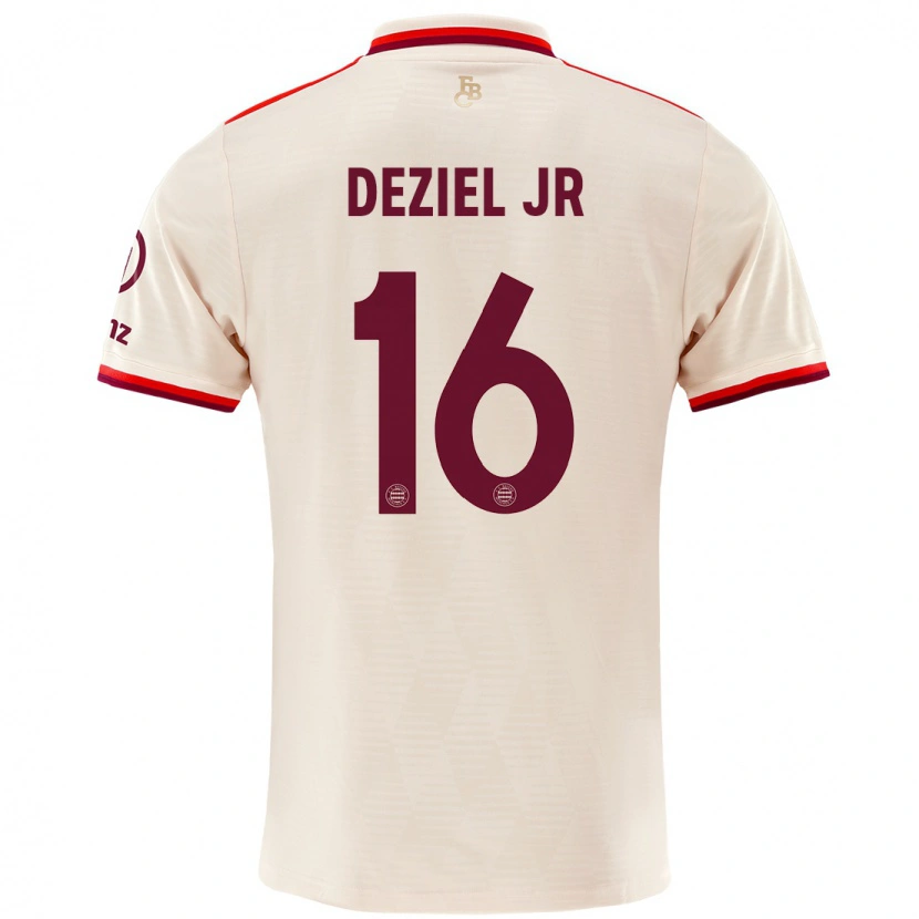 Danxen Kinder Robert Deziel Jr #16 Leinen Ausweichtrikot Trikot 2024/25 T-Shirt Schweiz