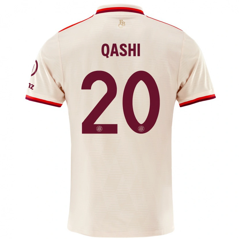 Danxen Kinder Yousef Qashi #20 Leinen Ausweichtrikot Trikot 2024/25 T-Shirt Schweiz