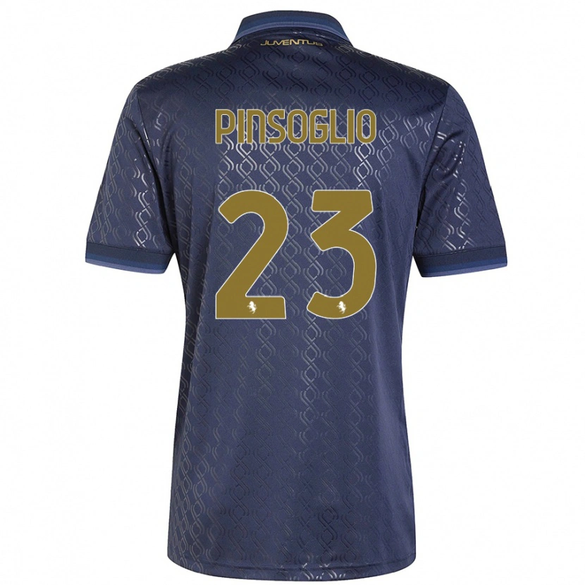 Danxen Kinder Carlo Pinsoglio #23 Marineblau Ausweichtrikot Trikot 2024/25 T-Shirt Schweiz