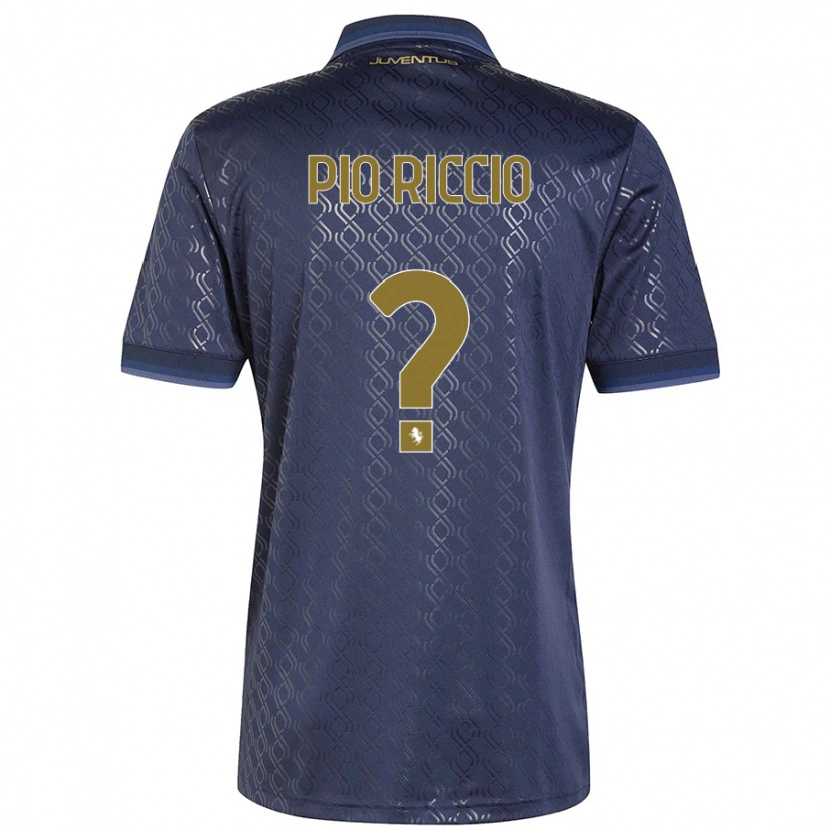 Danxen Kinder Alessandro Pio Riccio #0 Marineblau Ausweichtrikot Trikot 2024/25 T-Shirt Schweiz