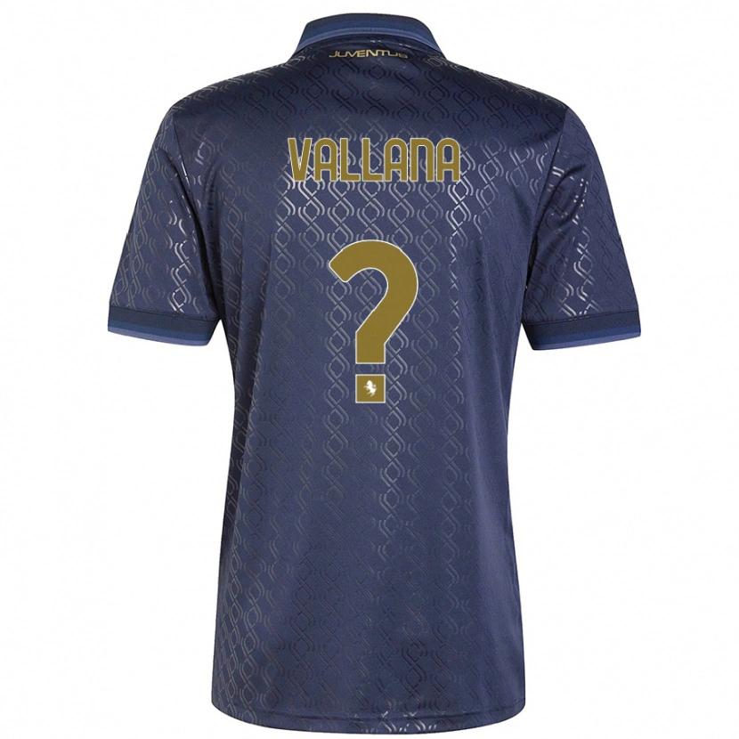 Danxen Kinder Edoardo Vallana #0 Marineblau Ausweichtrikot Trikot 2024/25 T-Shirt Schweiz