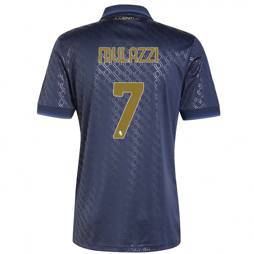 Danxen Kinder Gabriele Mulazzi #7 Marineblau Ausweichtrikot Trikot 2024/25 T-Shirt Schweiz