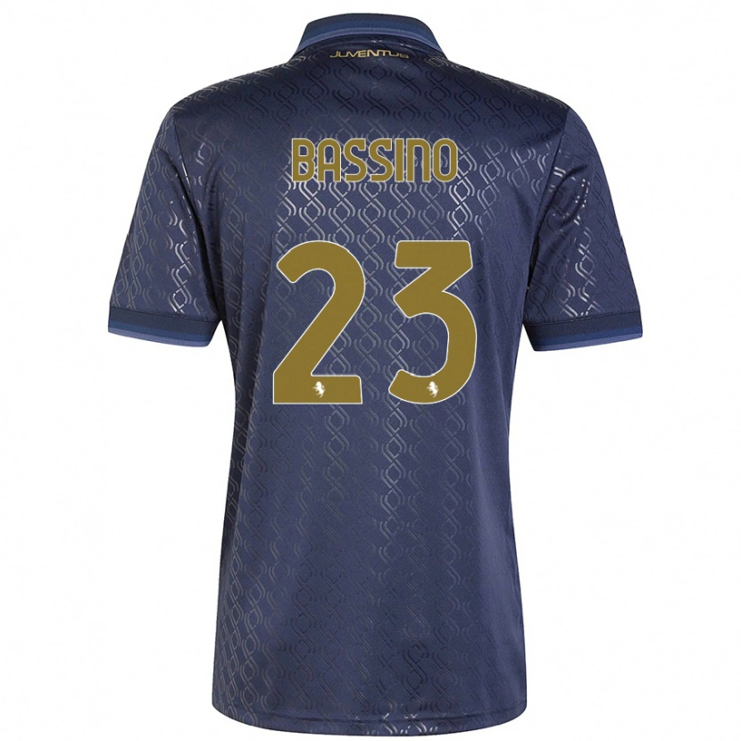 Danxen Kinder Alessandro Bassino #23 Marineblau Ausweichtrikot Trikot 2024/25 T-Shirt Schweiz