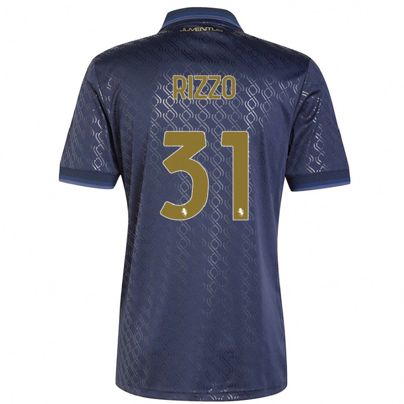 Danxen Kinder Niccolò Rizzo #31 Marineblau Ausweichtrikot Trikot 2024/25 T-Shirt Schweiz