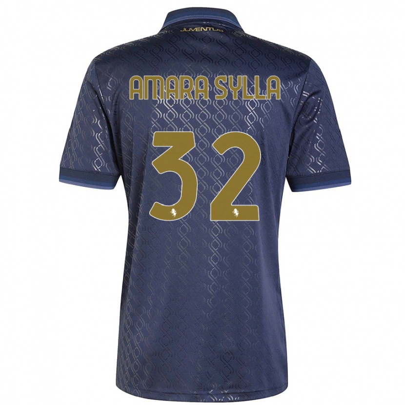 Danxen Kinder Idris Amara Sylla #32 Marineblau Ausweichtrikot Trikot 2024/25 T-Shirt Schweiz