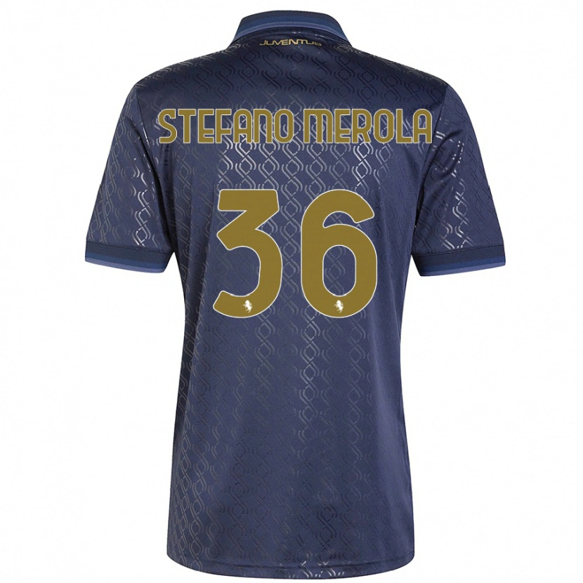 Danxen Kinder Antonio Stefano Merola #36 Marineblau Ausweichtrikot Trikot 2024/25 T-Shirt Schweiz