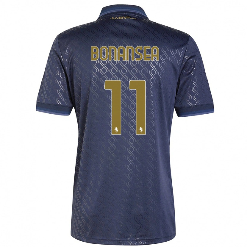 Danxen Kinder Barbara Bonansea #11 Marineblau Ausweichtrikot Trikot 2024/25 T-Shirt Schweiz