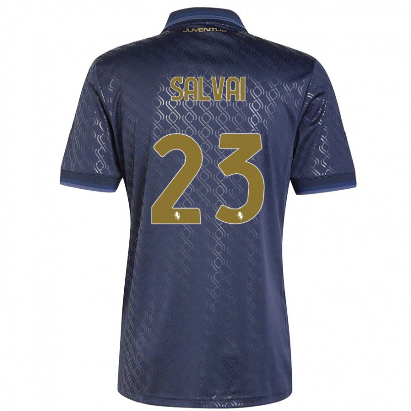 Danxen Kinder Cecilia Salvai #23 Marineblau Ausweichtrikot Trikot 2024/25 T-Shirt Schweiz