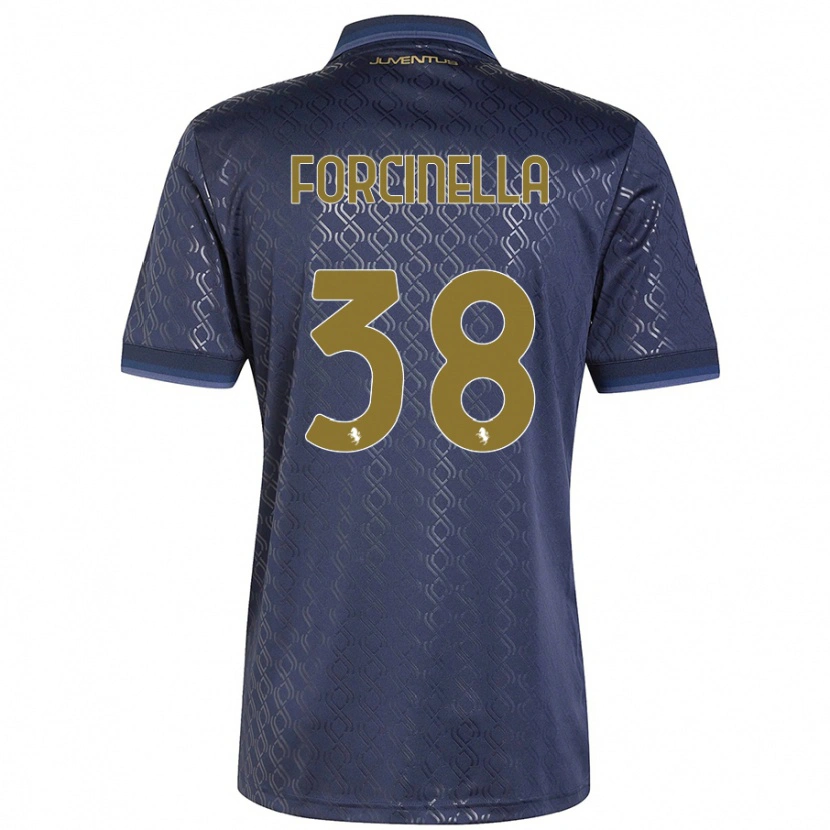 Danxen Kinder Camilla Forcinella #38 Marineblau Ausweichtrikot Trikot 2024/25 T-Shirt Schweiz