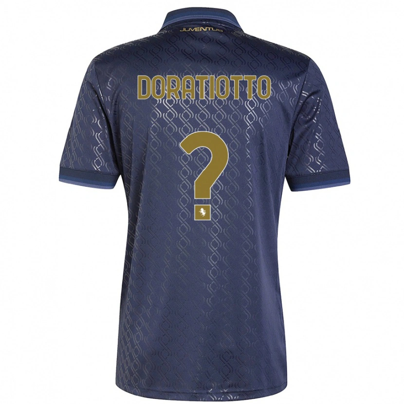 Danxen Kinder Giulio Doratiotto #0 Marineblau Ausweichtrikot Trikot 2024/25 T-Shirt Schweiz