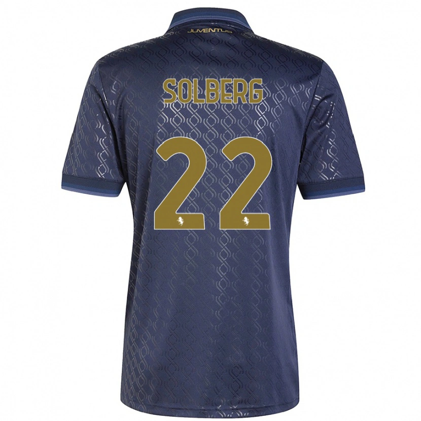 Danxen Kinder Elias Solberg #22 Marineblau Ausweichtrikot Trikot 2024/25 T-Shirt Schweiz