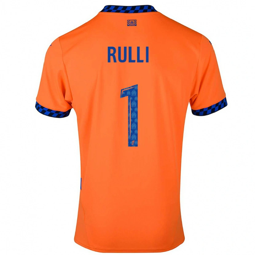 Danxen Kinder Gerónimo Rulli #1 Orange Dunkelblau Ausweichtrikot Trikot 2024/25 T-Shirt Schweiz