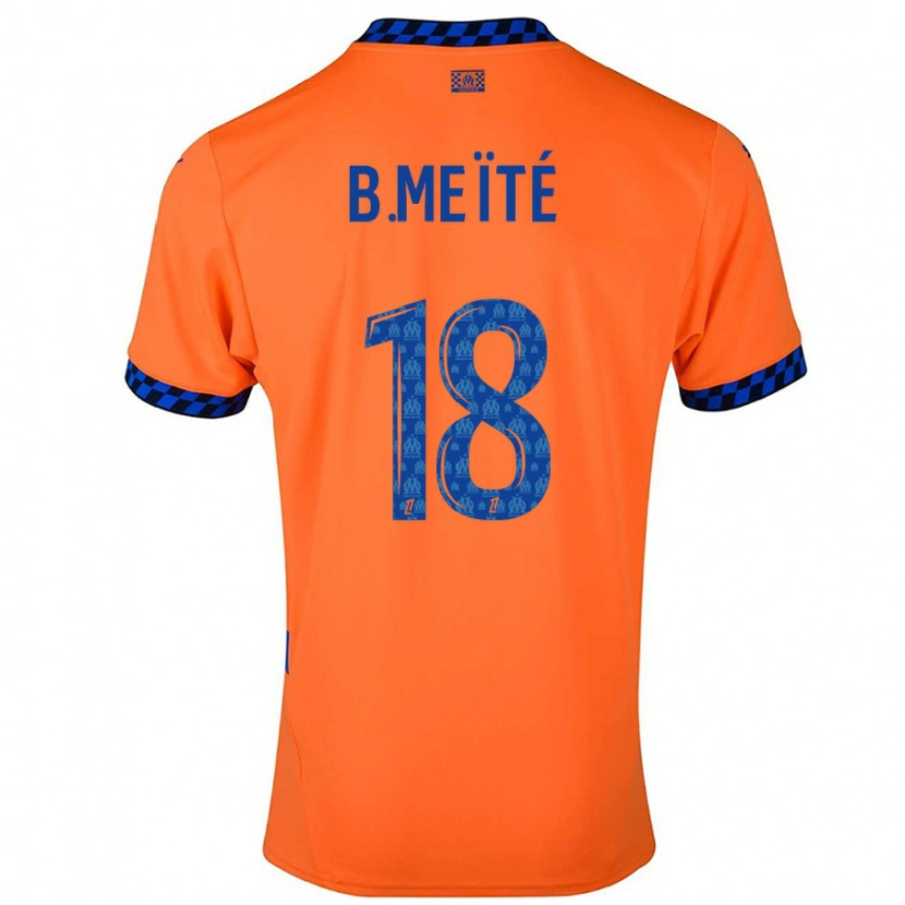 Danxen Kinder Bamo Meïté #18 Orange Dunkelblau Ausweichtrikot Trikot 2024/25 T-Shirt Schweiz