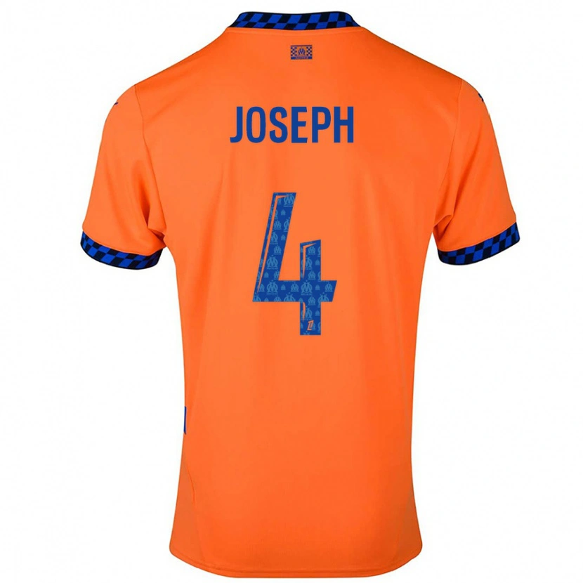 Danxen Kinder Tabita Joseph #4 Orange Dunkelblau Ausweichtrikot Trikot 2024/25 T-Shirt Schweiz