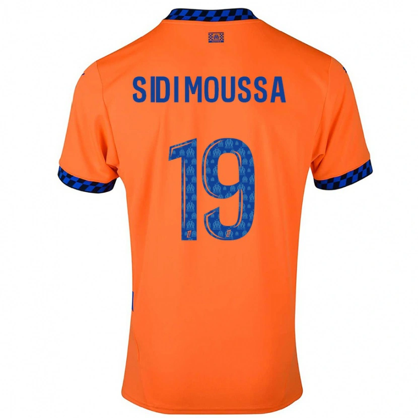 Danxen Kinder Salima Sidi Moussa #19 Orange Dunkelblau Ausweichtrikot Trikot 2024/25 T-Shirt Schweiz