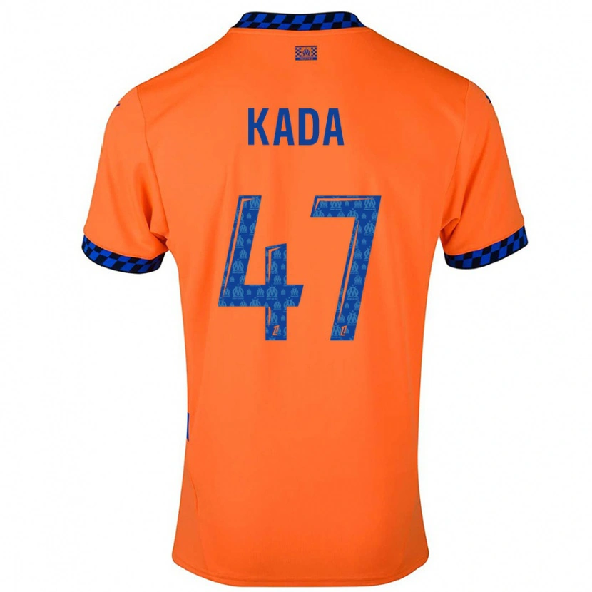 Danxen Kinder Joakim Kada #47 Orange Dunkelblau Ausweichtrikot Trikot 2024/25 T-Shirt Schweiz