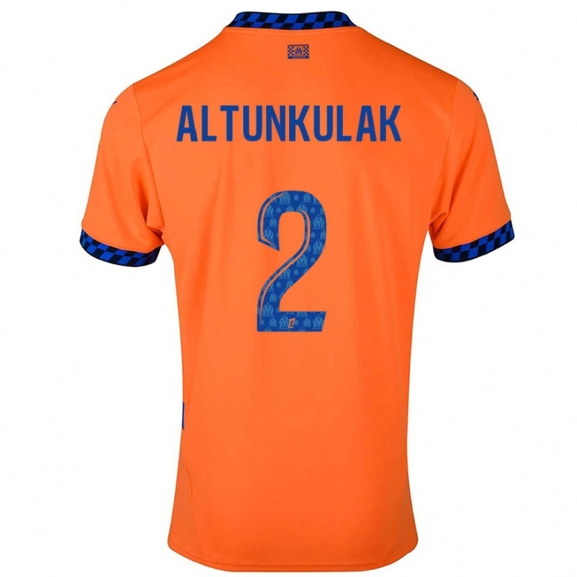 Danxen Kinder Selen Altunkulak #2 Orange Dunkelblau Ausweichtrikot Trikot 2024/25 T-Shirt Schweiz